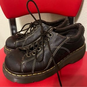 Vintage Dr. Martens Daisy Platform Chunky Oxford 12283 - Size 7